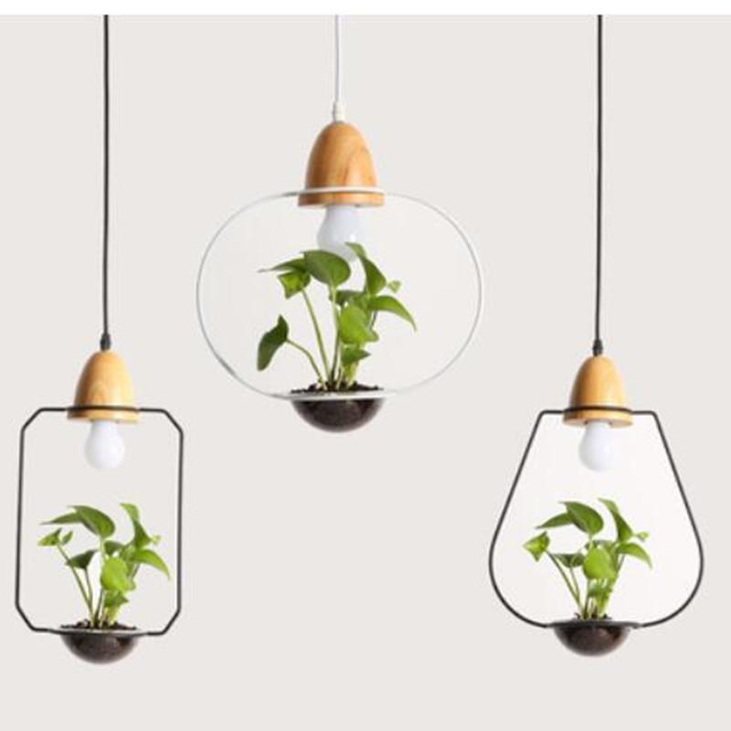 Zox - Modern Nordic Iron Planter Pendant Lamp