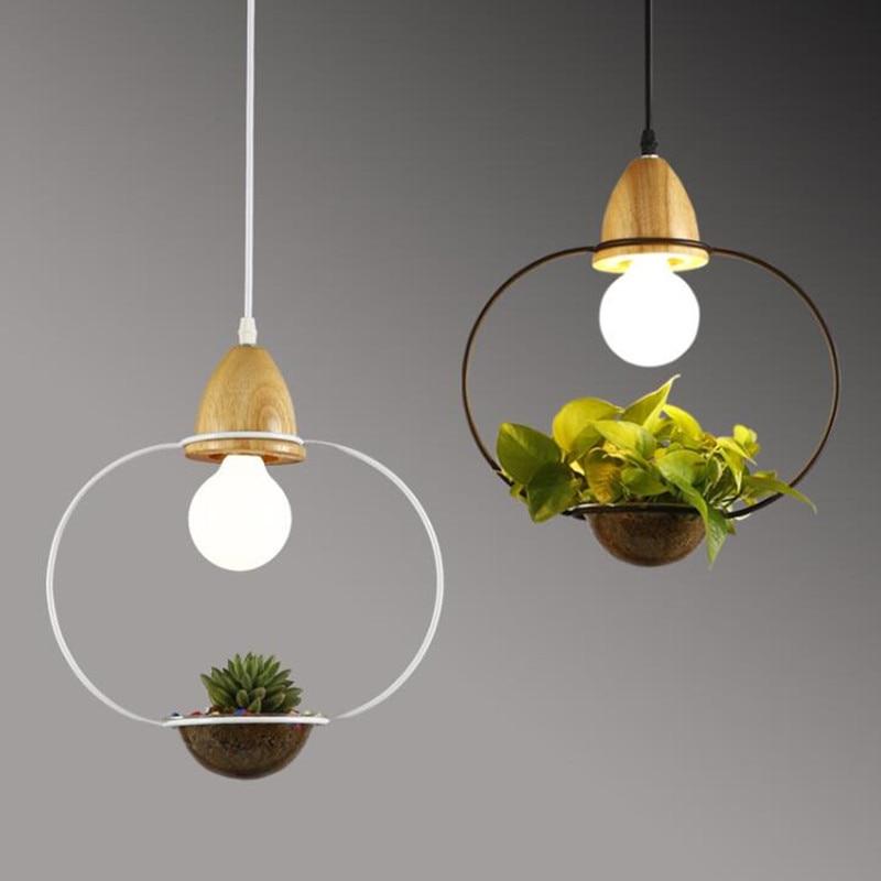 Zox - Modern Nordic Iron Planter Pendant Lamp