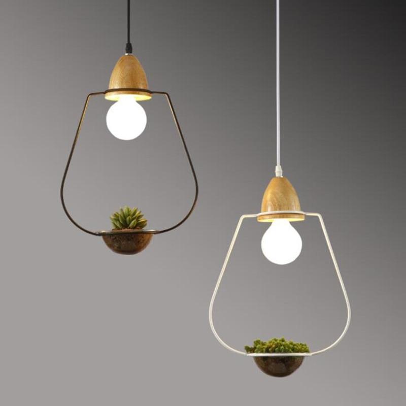 Zox - Modern Nordic Iron Planter Pendant Lamp