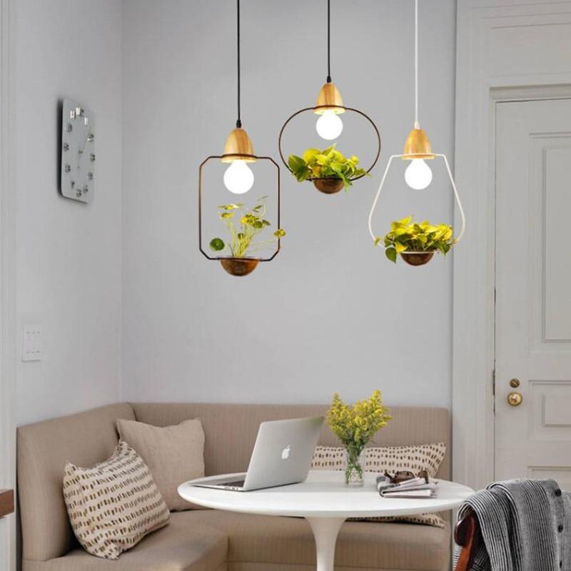 Zox - Modern Nordic Iron Planter Pendant Lamp