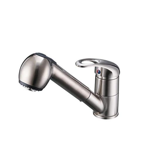 Ellis - Deck-Mounted Pull-Out Copper Kitchen Faucet