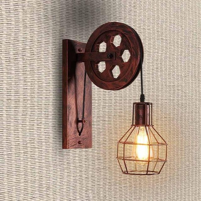 Loft - Industrial Vintage Pulley Wall Lamp