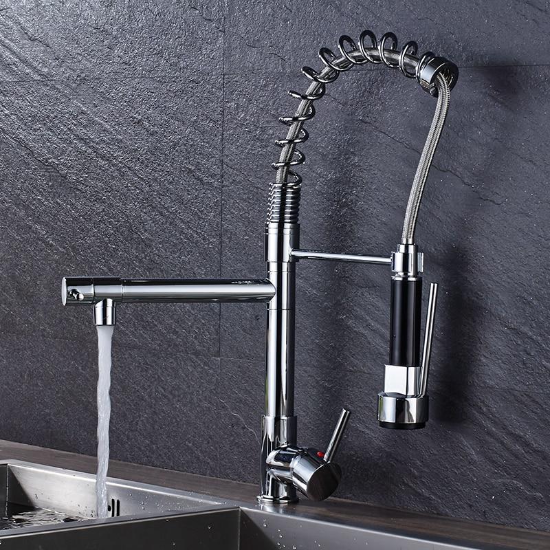 Carylon - LED Kitchen Spring-Mounted Faucet