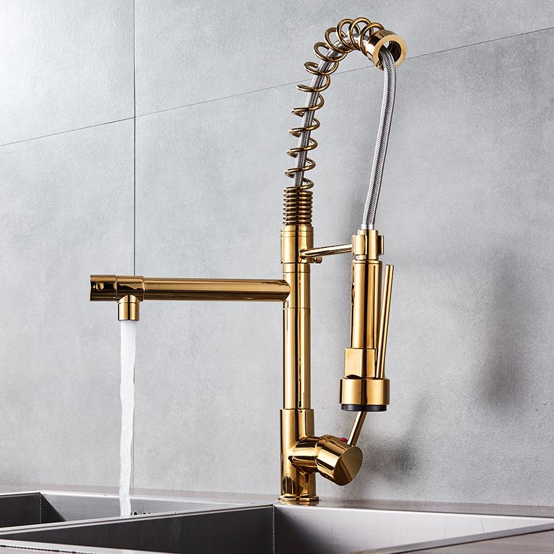 Carylon - LED Kitchen Spring-Mounted Faucet