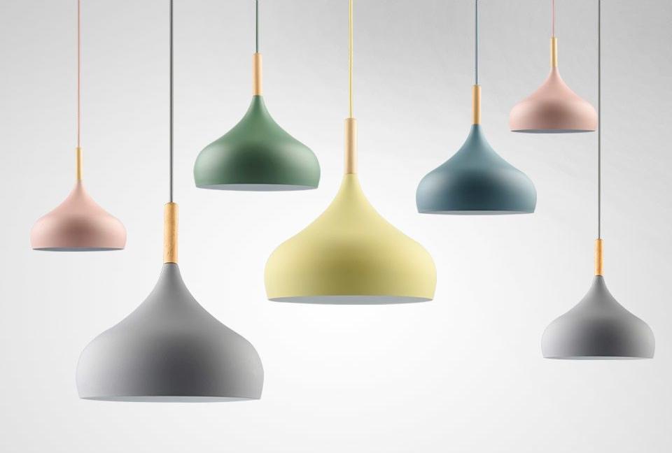 Aether - Matte-Finish Macaroon Hanging Lamp