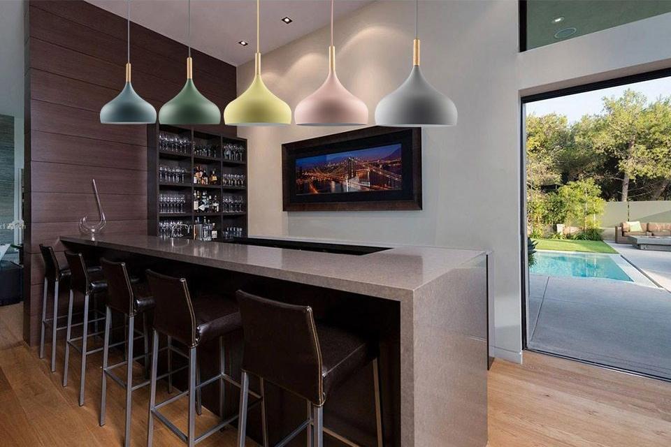 Aether - Matte-Finish Macaroon Hanging Lamp