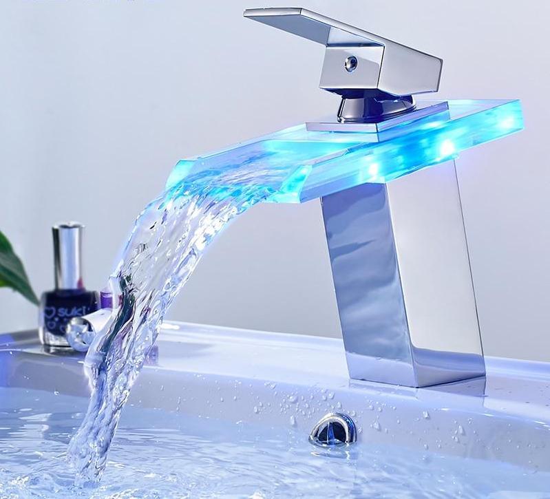LED Temperature Color-Changing Faucet