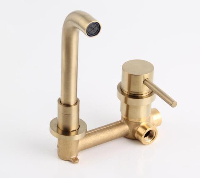Modern Brass Wall Faucet