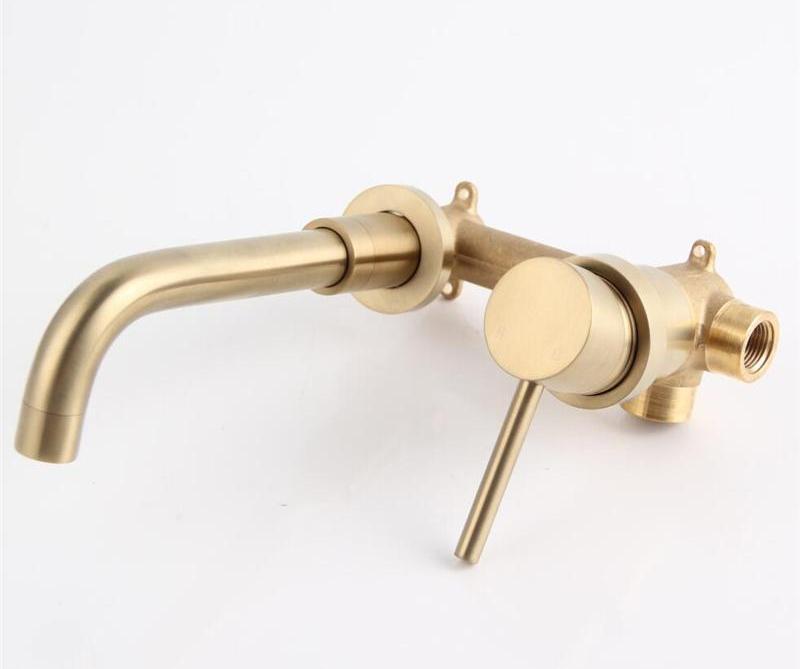 Modern Brass Wall Faucet
