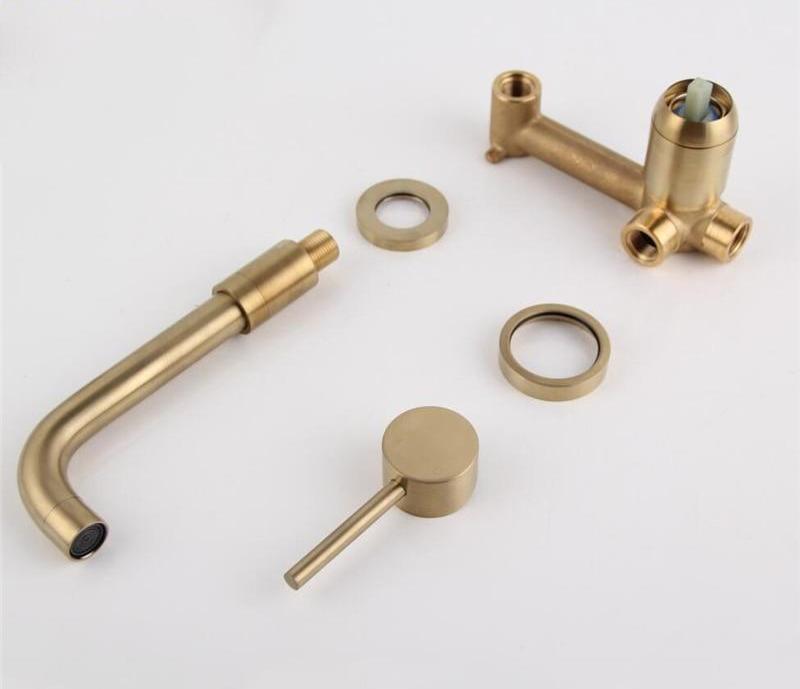 Modern Brass Wall Faucet