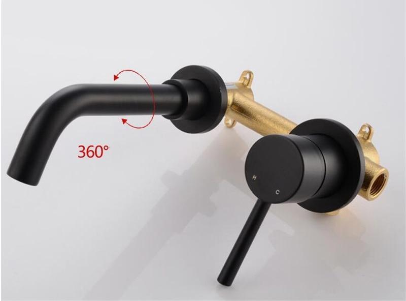 Modern Brass Wall Faucet