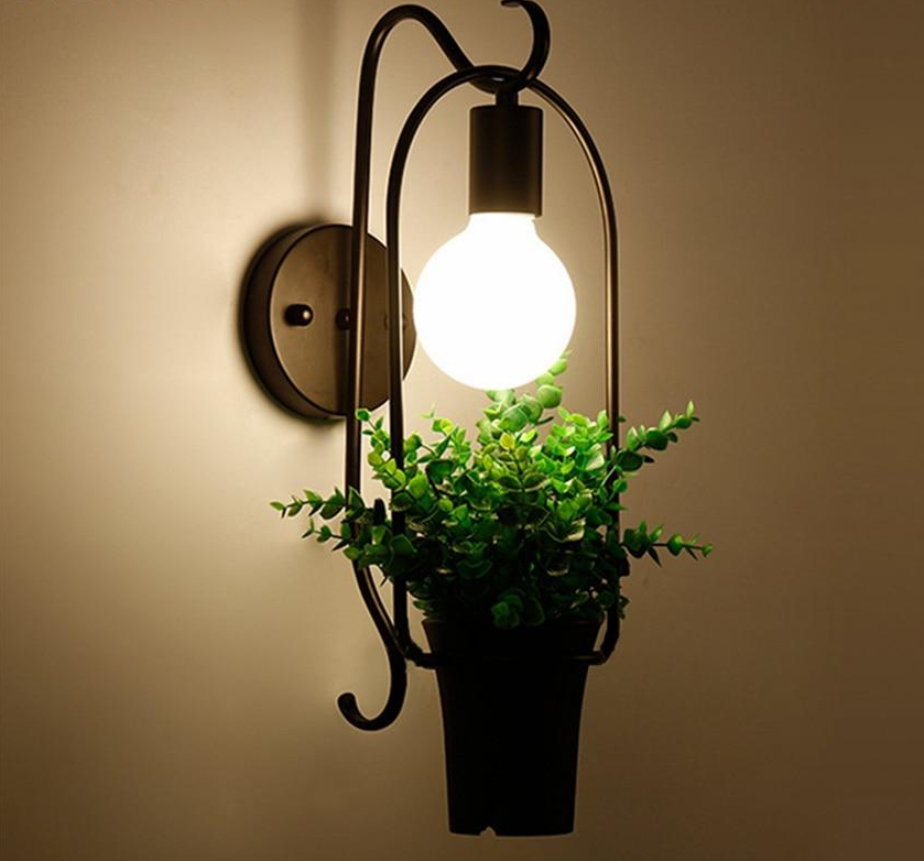 Brielle - Modern Nordic Plant Wall Lamp