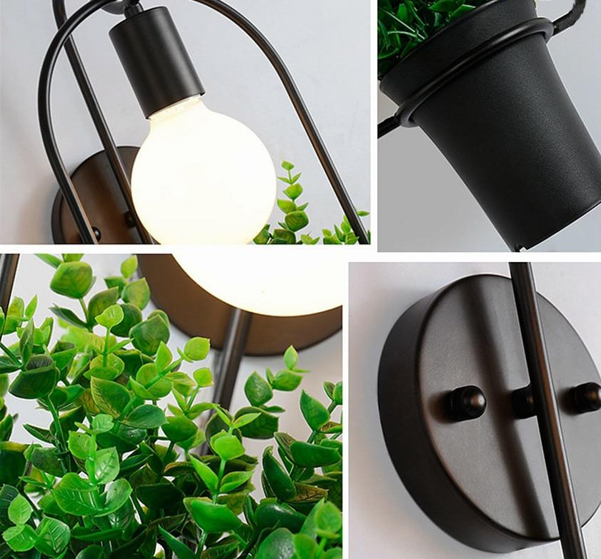 Brielle - Modern Nordic Plant Wall Lamp