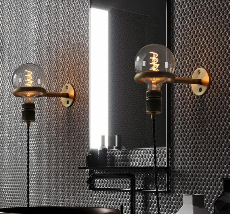 Avita - Modern Nordic Wall-Mounted Bulb Ring Holder