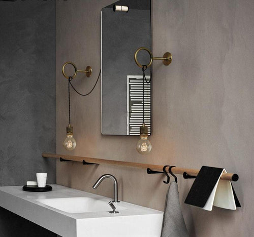 Avita - Modern Nordic Wall-Mounted Bulb Ring Holder