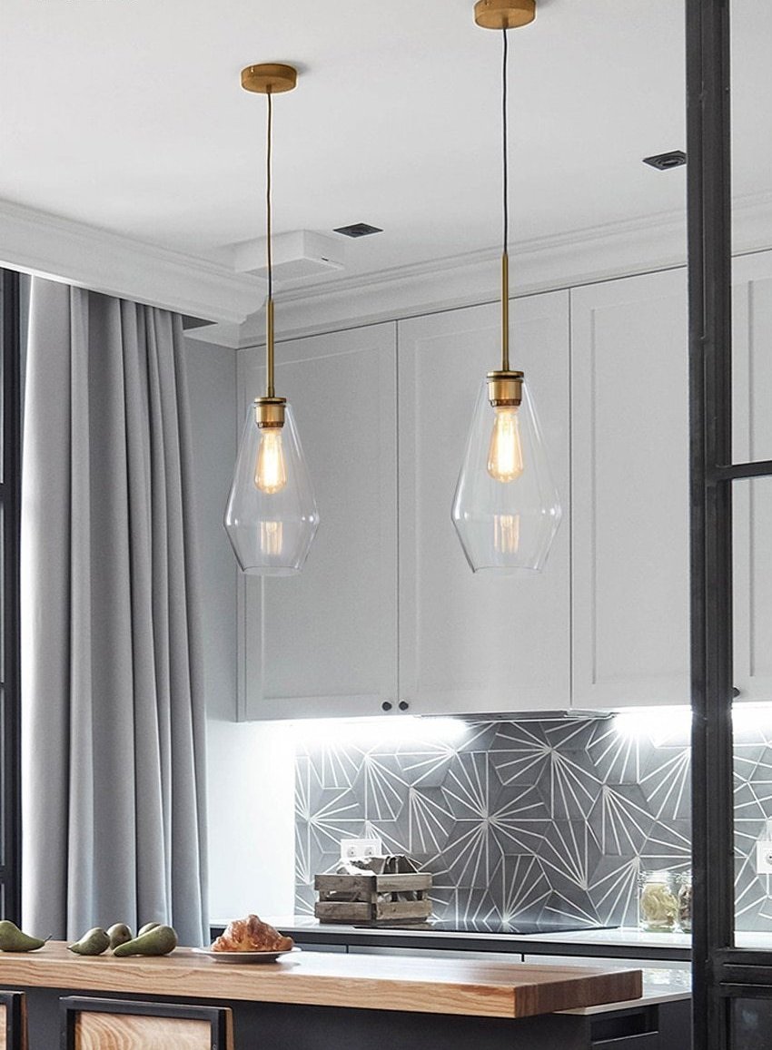 Meriall - Hanging Glass Pendant Light