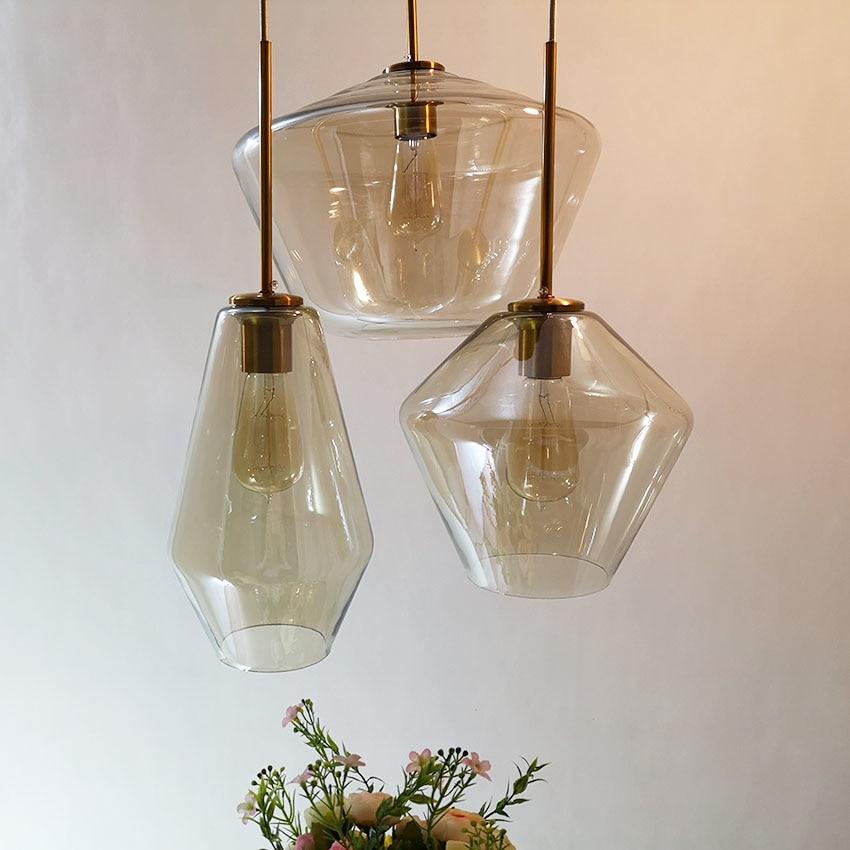 Meriall - Hanging Glass Pendant Light