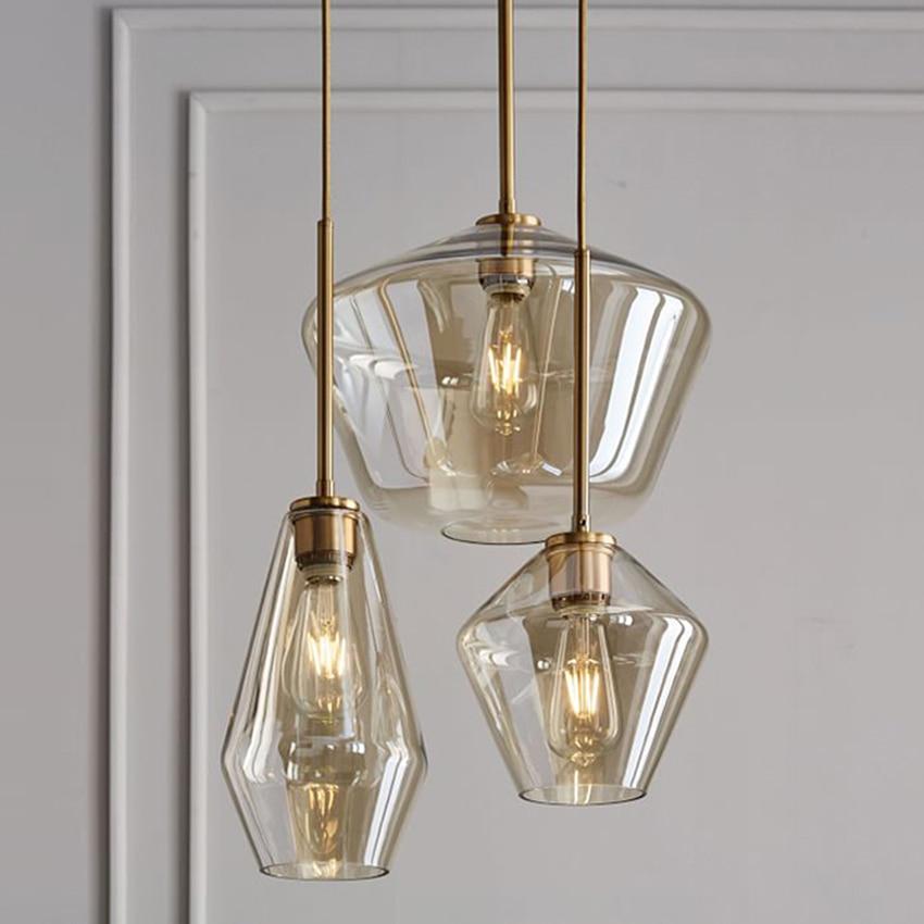 Meriall - Hanging Glass Pendant Light