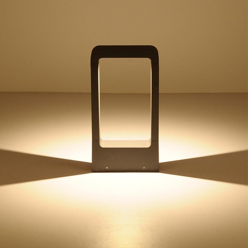 Breckyn - Modern Black-Frame Garden Light