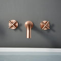 Bertinelli - Double Cross Handle Wall-Mounted Faucet