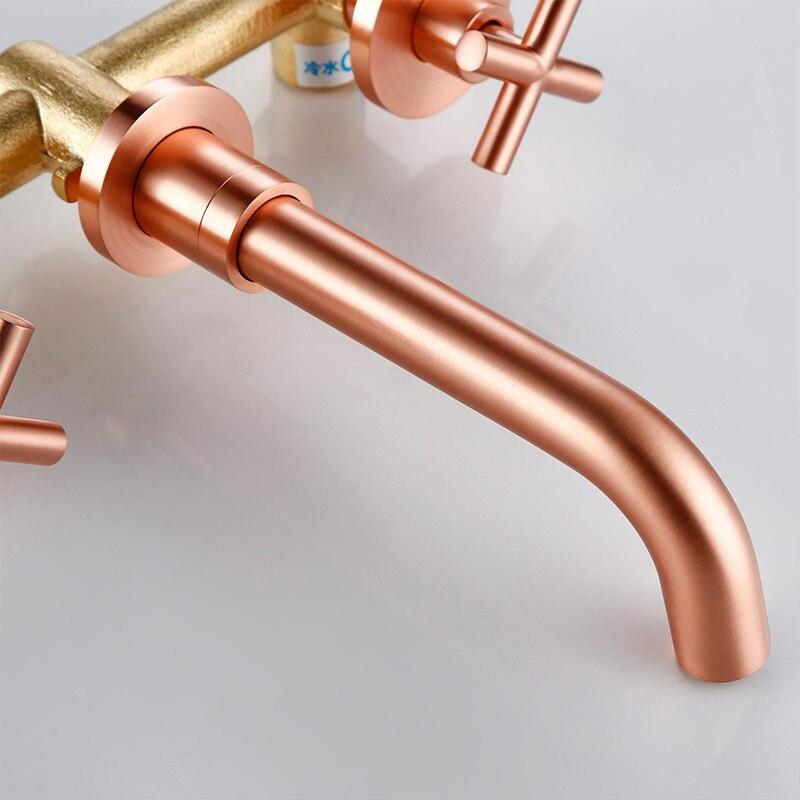 Bertinelli - Double Cross Handle Wall-Mounted Faucet