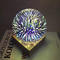 Modern Art Deco Crystal-Ball Night Light