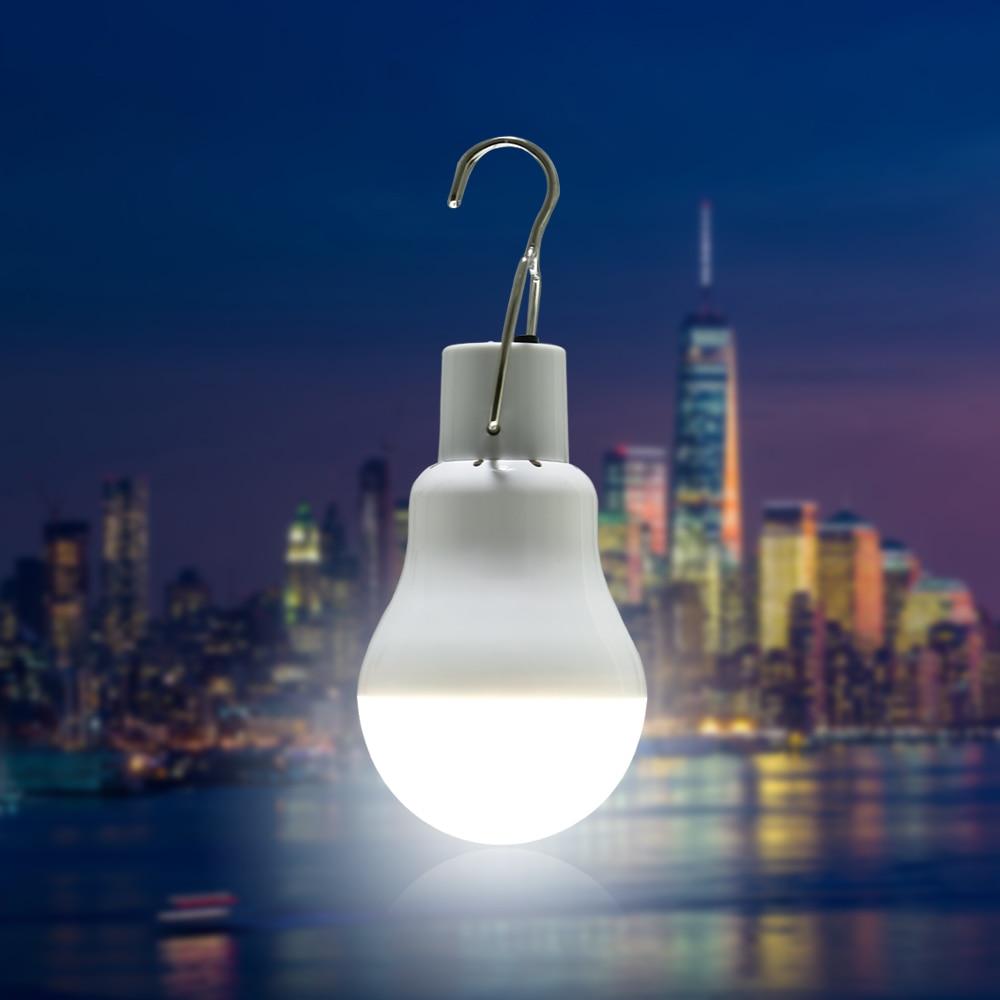 Portable Solar LED Bulb for Outdoors