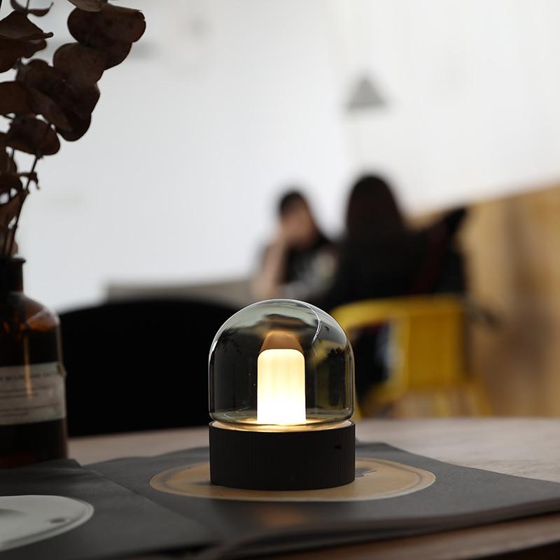 Asher - Glass-Dome Desk Lamp