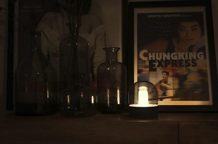 Asher - Glass-Dome Desk Lamp