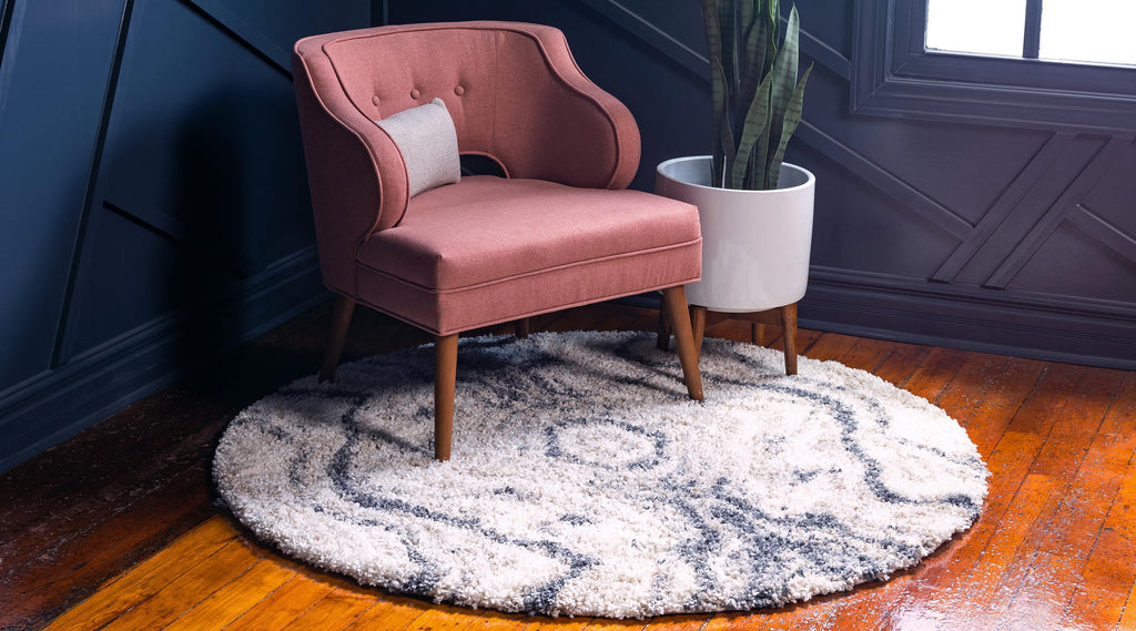 Quinten - Marble Color-Mix Shaggy Rug